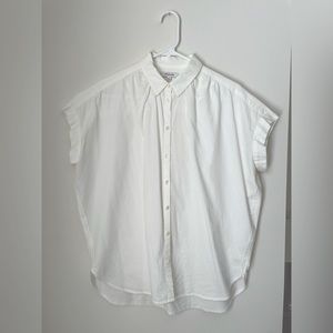 Madewell Central Shirt in White, Size Small